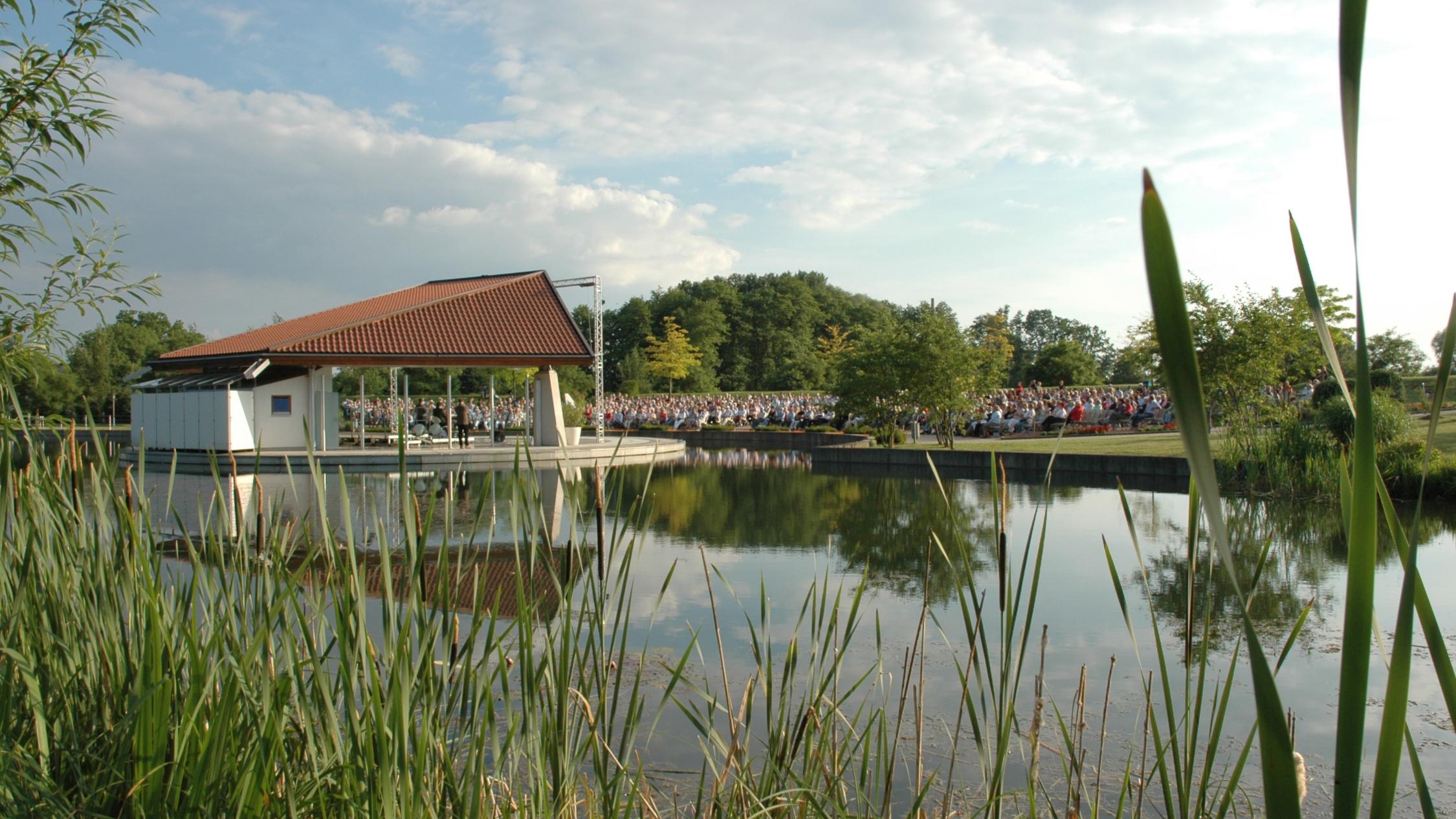 Bad Staffelstein Kurpark Seebühne
