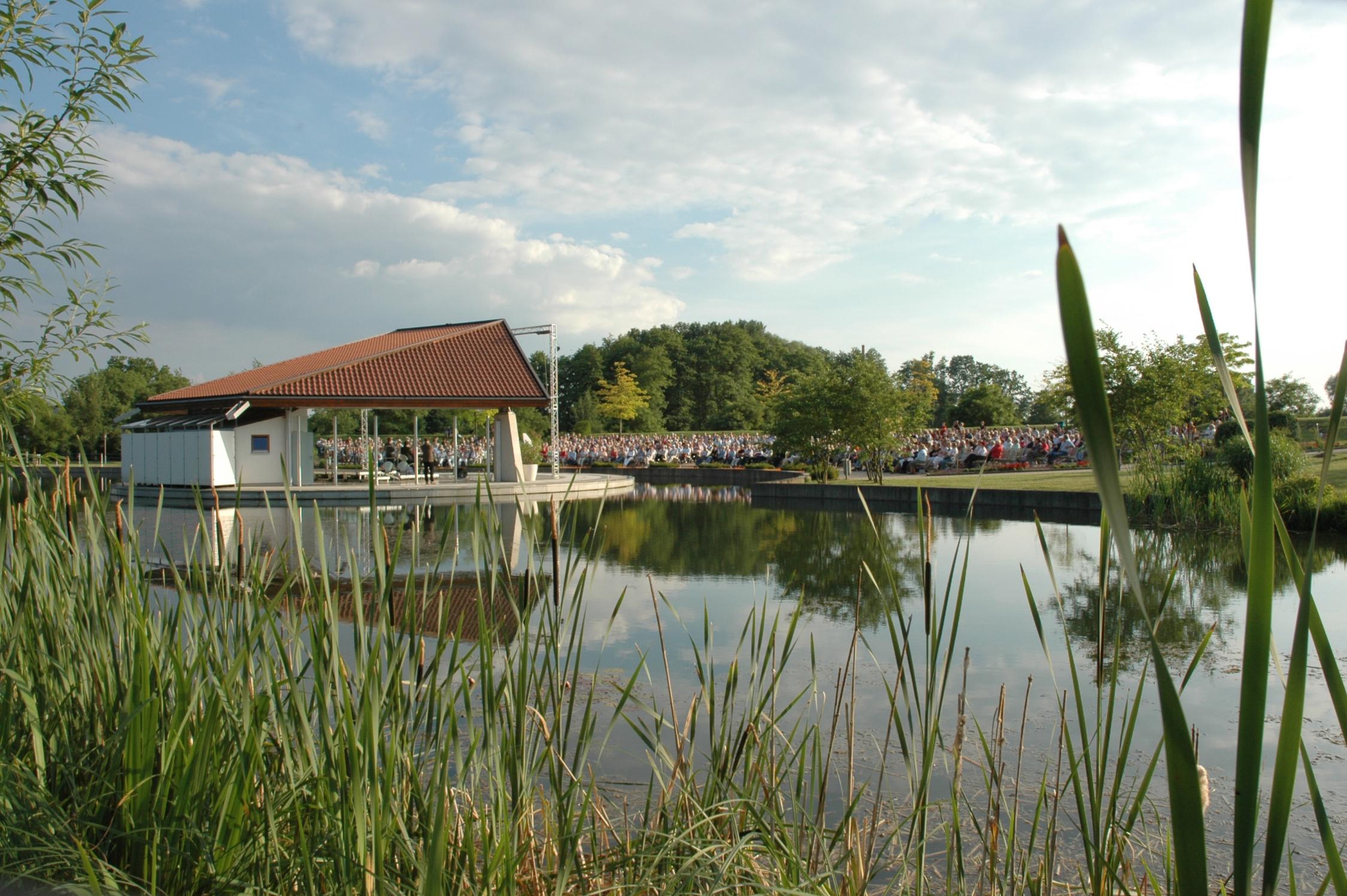 Bad Staffelstein Kurpark Seebühne