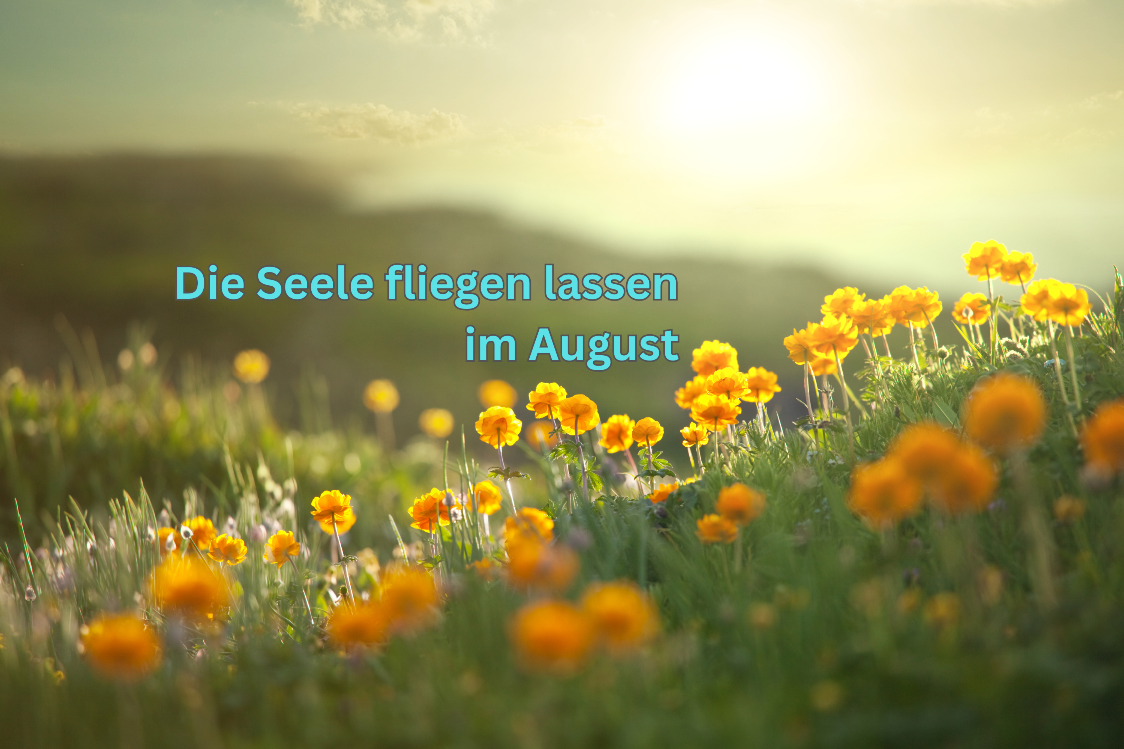 Die Seele fliegen lassen im August